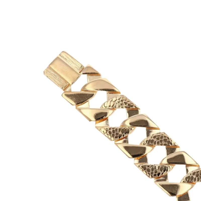 9ct Yellow Gold Pattern Bracelet