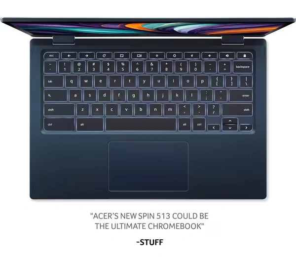 Acer Spin 513 13.3" 2 in 1 Chromebook Laptop