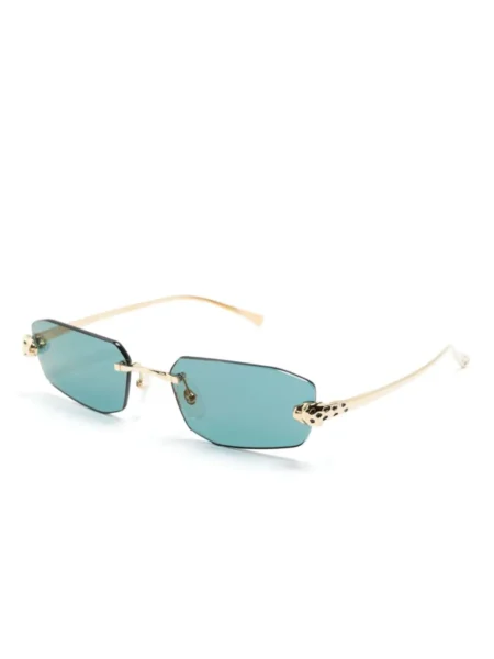 Buy Cartier Geometric Frame Sunglasses With Crypto