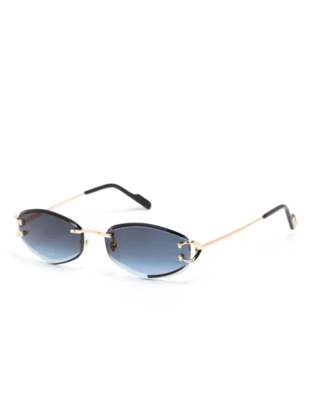 Buy Cartier Signature C Oval Frame Sunglasses With Crypto