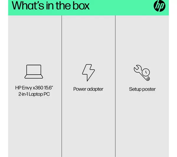 HP Envy x360 15 15.6" 2 in 1 Laptop