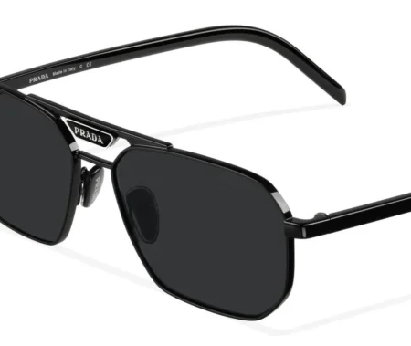 Buy Prada Geometric Frame Sunglasses With Crypto