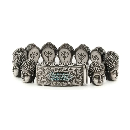 Buddha Peace Bracelet-Silver
