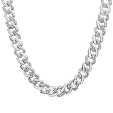 Diamond Curb Link Necklace